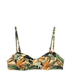 Бикини с завышенной талией и принтом