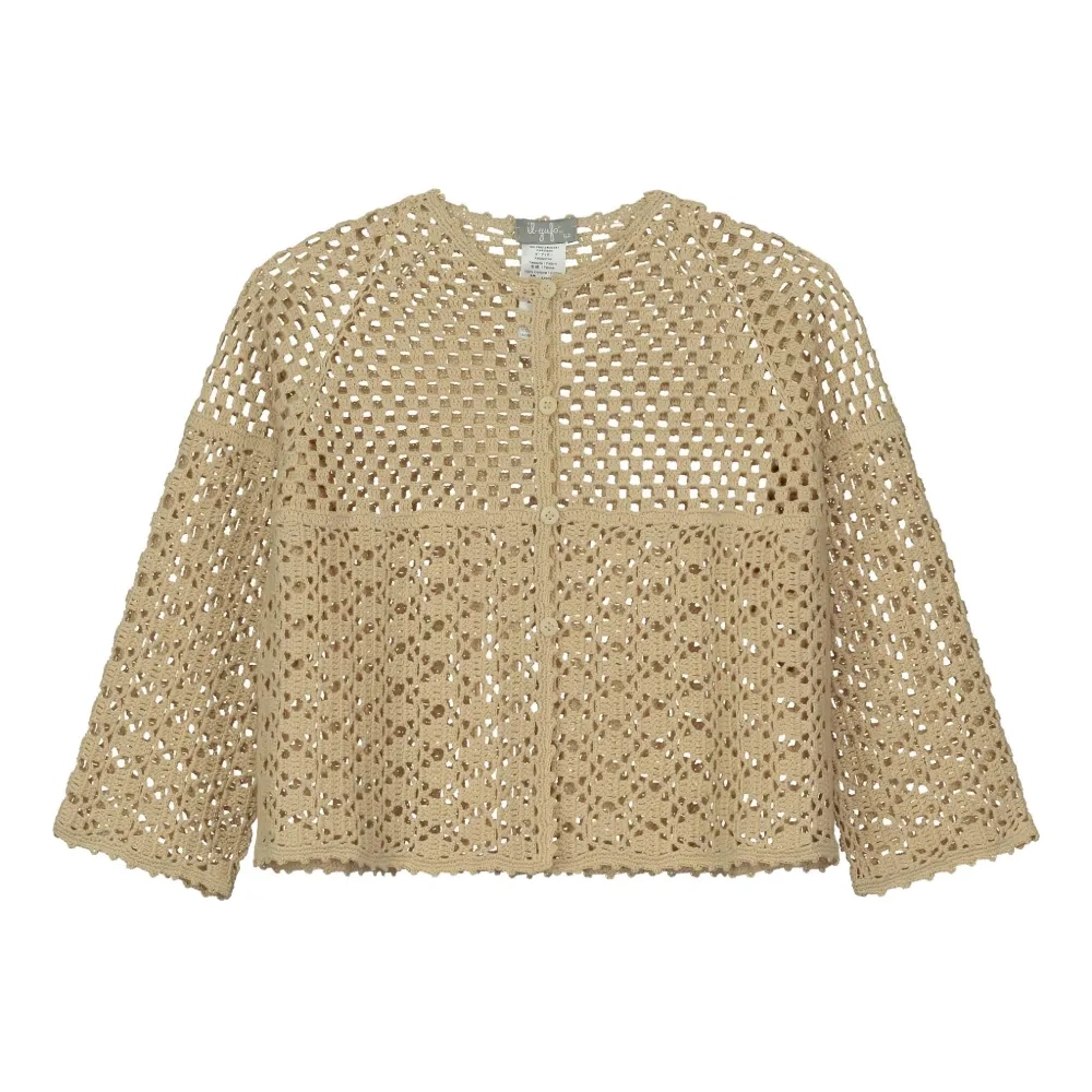 Кардиган рыхлой вязки