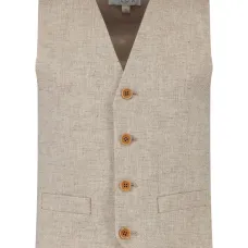 Жилет на пуговицах