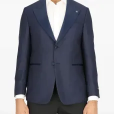 Жакет с лацканами-шалькой