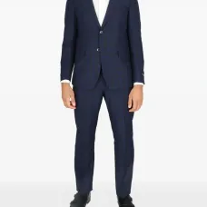 клетчатый костюм на пуговицах