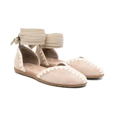 балетки с декоративной строчкой