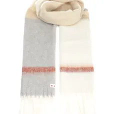 Шерстяной шарф с эффектом градиента