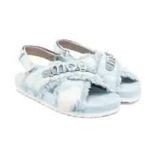 джинсовые сандалии