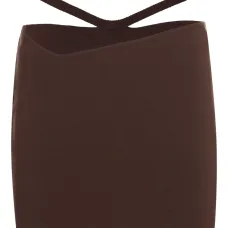 Вязаная юбка мини