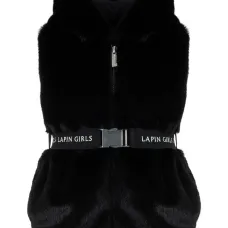 Жилет с капюшоном и поясом