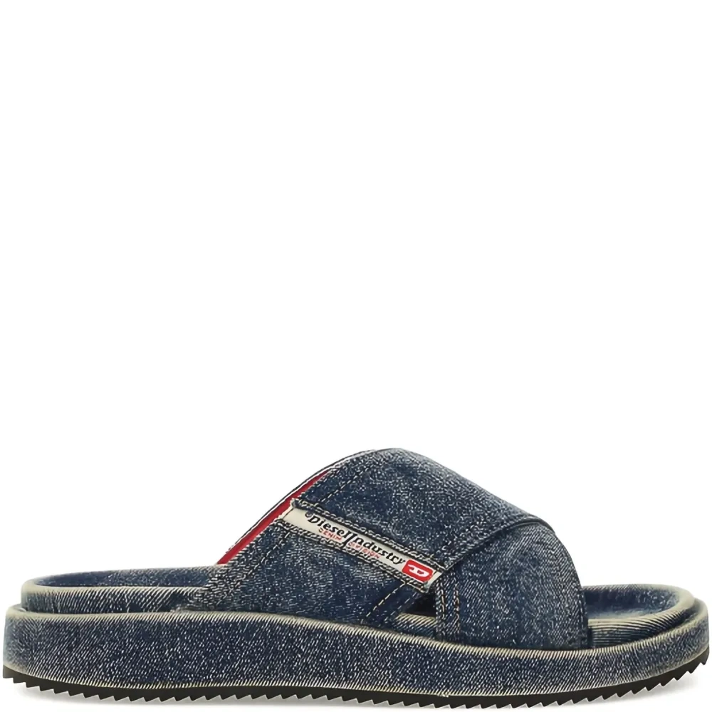 Джинсовые шлепанцы