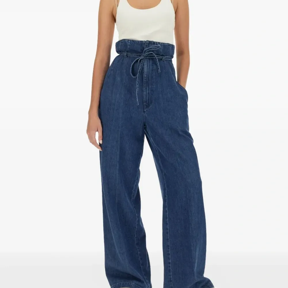 Джинсы с завязками Джинсы с завязками