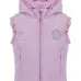 Стеганый жилет с оборками