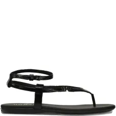 Кожаные плоские сандалии