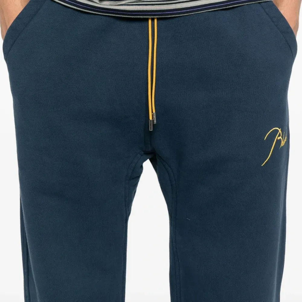 Брюки с кулиской и вышитым логотипом