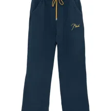 Брюки с кулиской и вышитым логотипом