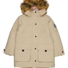 Пуховик с капюшоном и искусственным мехом Пуховик с капюшоном и искусственным мехом