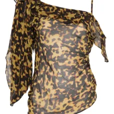 Топ с драпировкой и оборками Топ с драпировкой и оборками