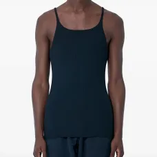 Топ в рубчик с U-образным вырезом