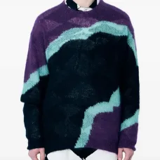 свитер в стиле колор-блок