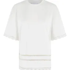 Футболка с кружевом