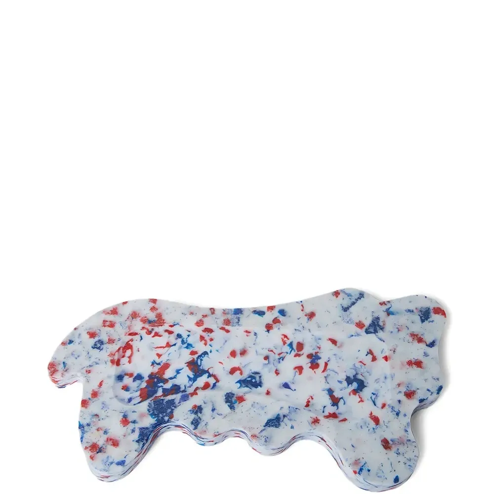 Поднос с мраморным эффектом