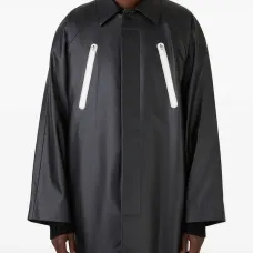 Пальто на молнии с рукавами реглан