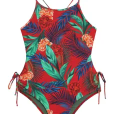 Купальник с цветочным принтом