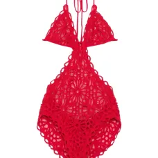 Купальник с цветочным кружевом Купальник с цветочным кружевом