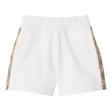 клетчатые шорты с лампасами