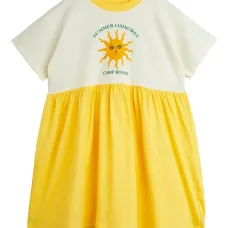 Платье-футболка в стиле колор-блок