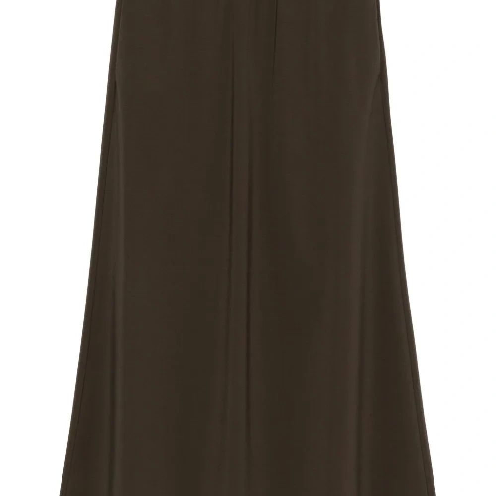 длинная юбка А-силуэта