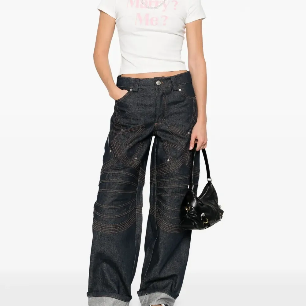 Джинсы из смесового хлопка