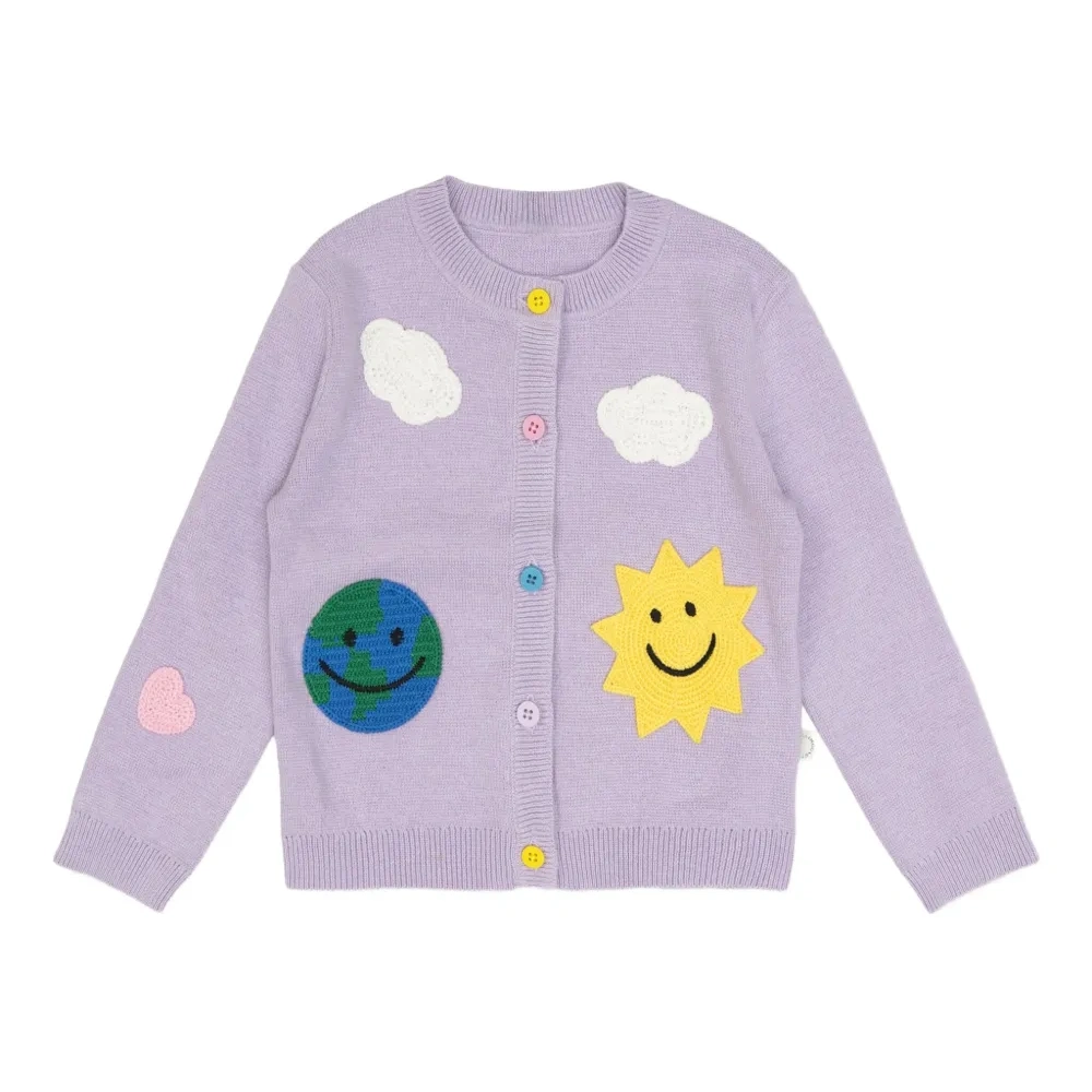 Кардиган с нашивкой