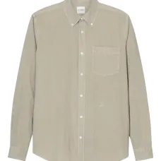 вельветовая рубашка на пуговицах