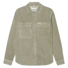 Вельветовая рубашка с карманом