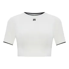 Укороченный топ в рубчик