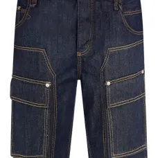 Джинсовые шорты карго