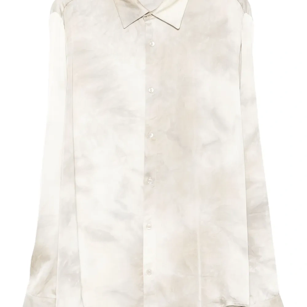 Рубашка с принтом тай-дай