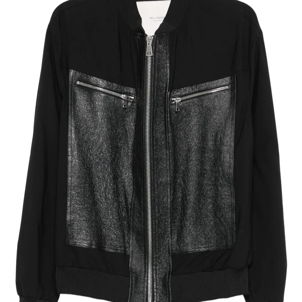 Куртка на молнии со вставками