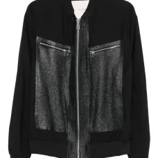 Куртка на молнии со вставками