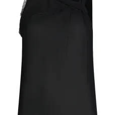 Топ с узлом и стразами