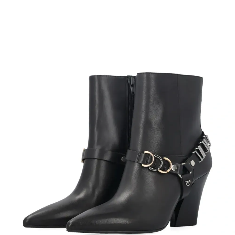 Ботинки с ремешками и каблуком 85 мм Ботинки с ремешками и каблуком 85 мм