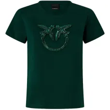 футболка с декорированным логотипом