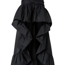 Юбка асимметричного кроя с оборками