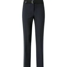 Брюки в тонкую полоску