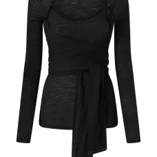 Футболка с запахом