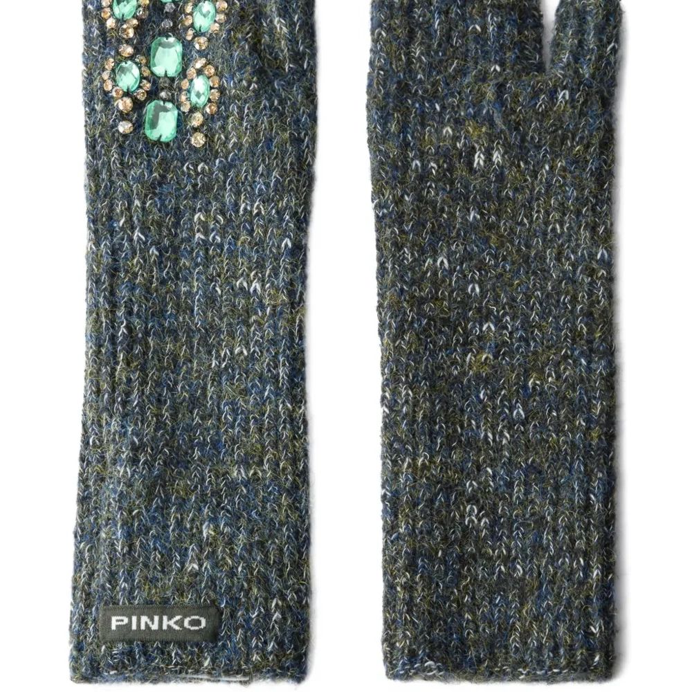 Декорированные перчатки-митенки