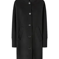 Шерстяное пальто на пуговицах Шерстяное пальто на пуговицах