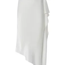 Юбка асимметричного кроя с оборками