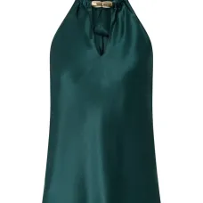 Блузка с вырезом халтер и бантом Блузка с вырезом халтер и бантом