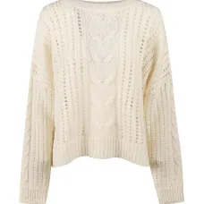 Свитер фактурной вязки