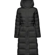 Пуховик Pheby с капюшоном и поясом