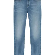 Джинсы с эффектом потертости